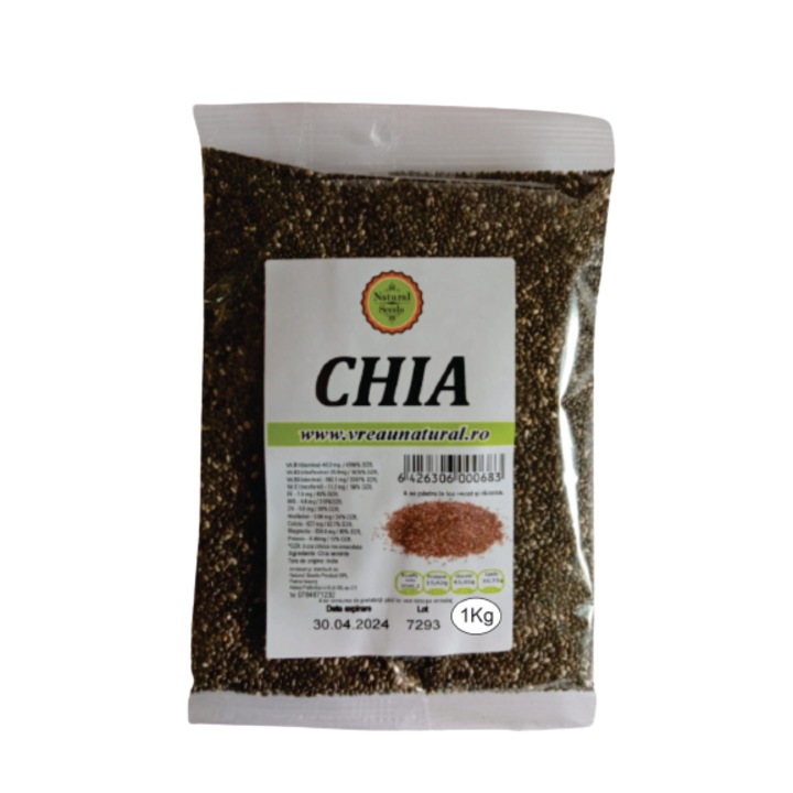 Chia seminte 1 kg , Natural Seeds Product