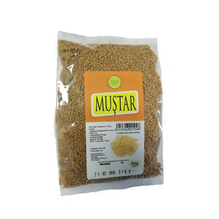 Mustar Alb Boabe 300 Gr Natural Seeds Product Emag Ro