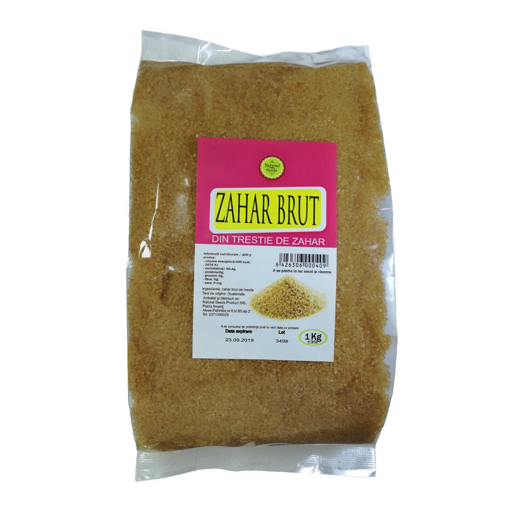 Zahar brun 1 kg, Natural Seeds Product