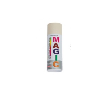 Vopsea spray Magic alb 13, 400 ml, cu excelenta aderenta pe suprafete metalice, plastic, fibra de sticla sau lemn Vopsea spray Magic alb 13, 400 ml, cu excelenta aderenta pe suprafete metalice, plastic, fibra de sticla sau lemn
