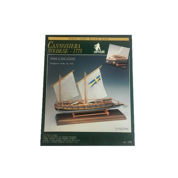 Navomodel Amati Canoniera suedeza 1775, lungime 34,5cm Navomodel Amati Canoniera suedeza 1775, lungime 34,5cm