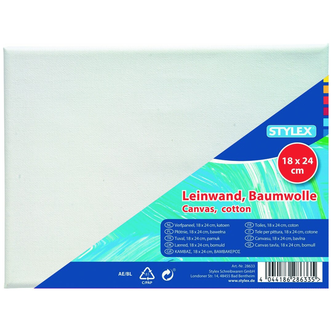 Panza pentru pictura pe sasiu Stylex-18x24cm