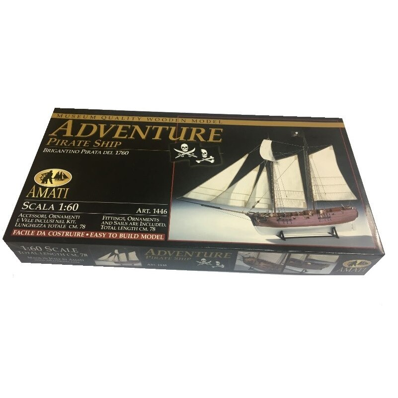 Navomodel Amati, nava de pirati ADVENTURE 1760, Scara 1:60