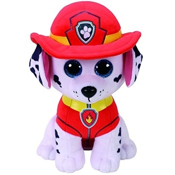 Jucarie de plus TY - Paw Patrol, Marshall, 24 cm Jucarie de plus TY - Paw Patrol, Marshall, 24 cm
