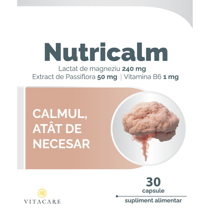 Nutricalm, Vitacare, 30 cps