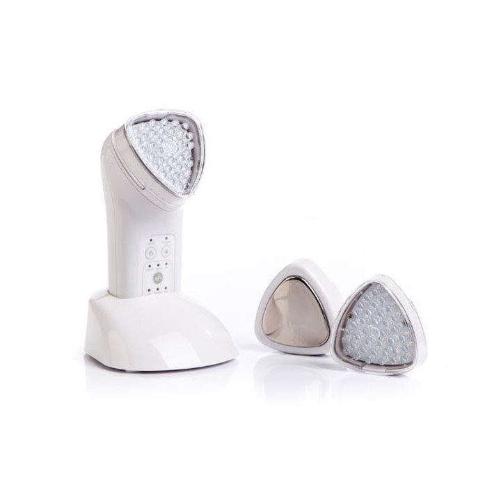 Aparat de intinerire 4 in 1, LAB Life Beauty, Pro Lift, Pentru fata si corp, 3 capete, Alb