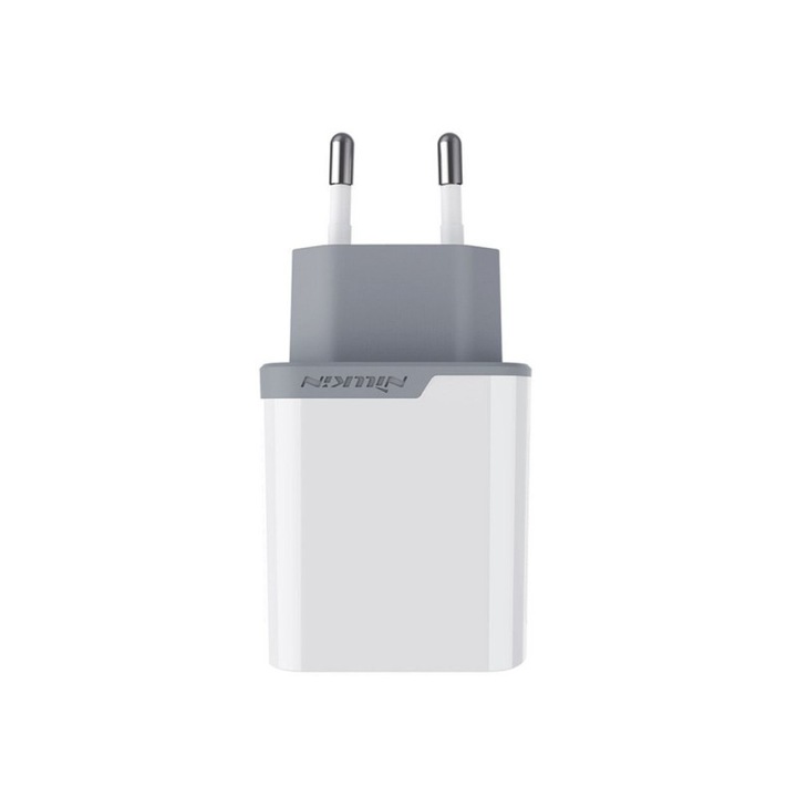Incarcator Adaptor Nillkin Fast Charge Pentru Priza Cu Slot Usb De 3.0 A, Alb