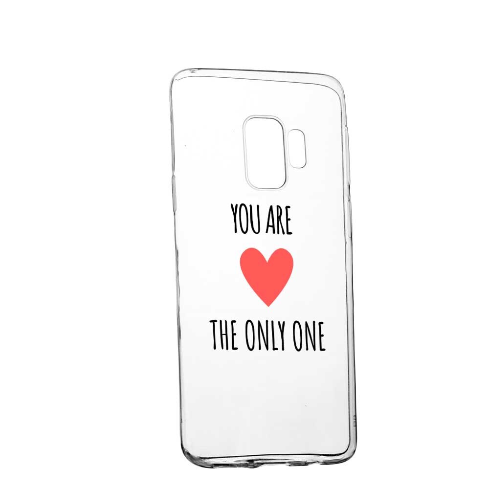 Husa Silicon, Transparent, Slim, You Are The Only One, 114, Samsung Galaxy S9