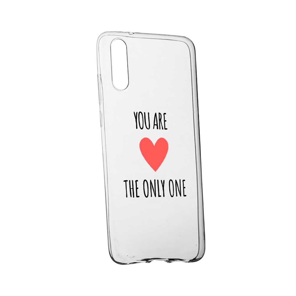 Husa Silicon, Transparent, Slim, You Are The Only One, 114, Huawei P20