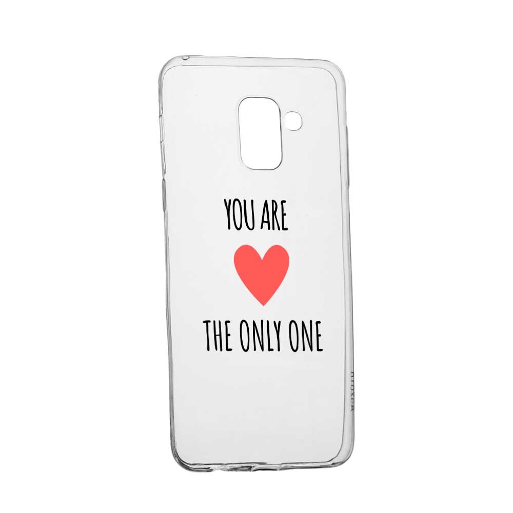 Husa Silicon, Transparent, Slim, You Are The Only One, 114, Samsung Galaxy J6 2018
