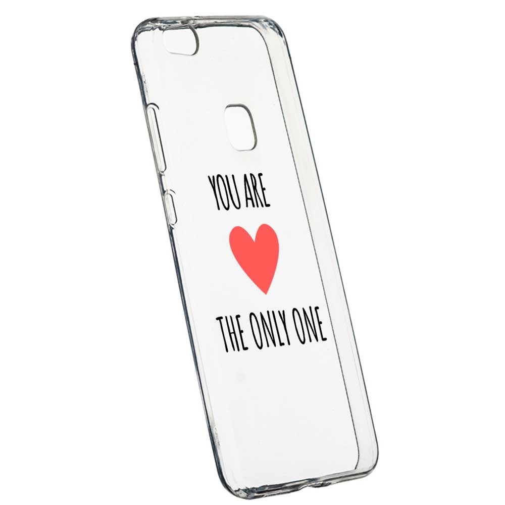Husa Silicon, Transparent, Slim, You Are The Only One, 114, Huawei P10 LITE