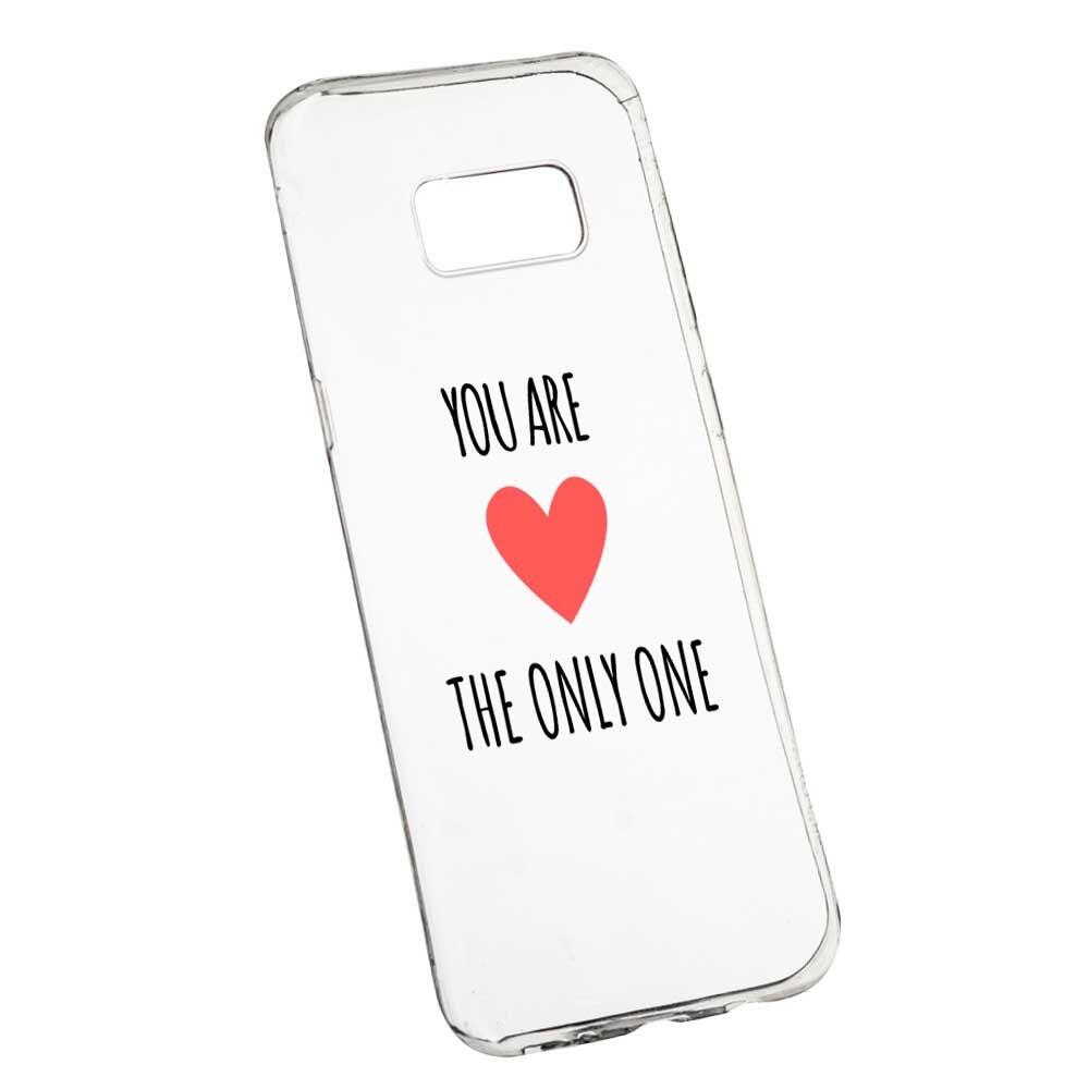 Husa Silicon, Transparent, Slim, You Are The Only One, 114, Samsung Galaxy S8