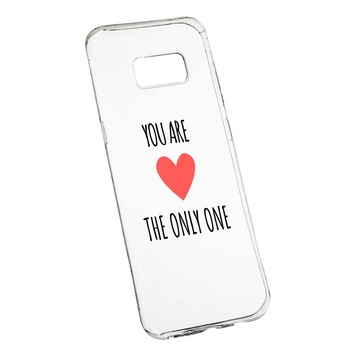 Husa Silicon, Transparent, Slim, You Are The Only One, 114, Samsung Galaxy S8 Husa Silicon, Transparent, Slim, You Are The Only One, 114, Samsung Galaxy S8