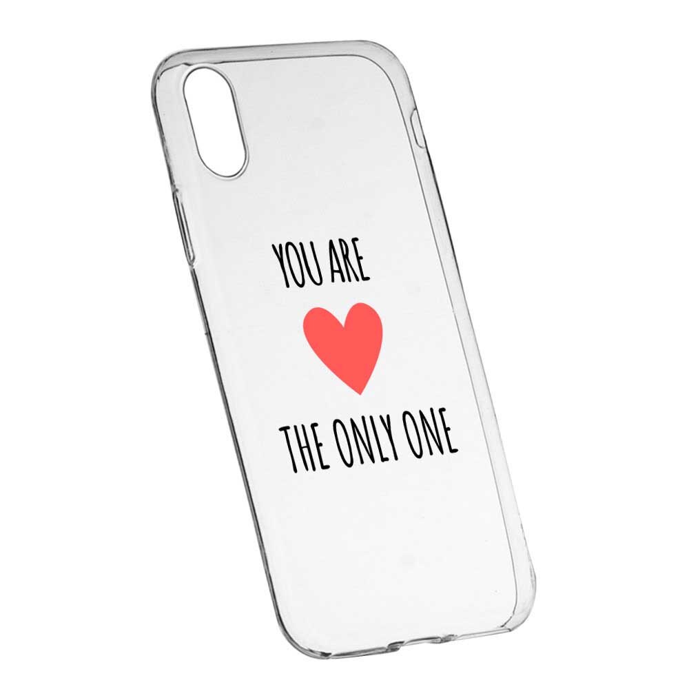 Husa Silicon, Transparent, Slim, You Are The Only One, 114, HTC Desire 12