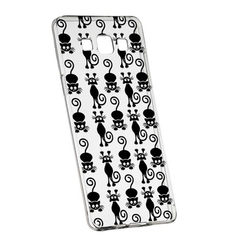 Husa Silicon, Transparent, Slim, Black Cat, 115, Huawei MATE 10 Husa Silicon, Transparent, Slim, Black Cat, 115, Huawei MATE 10