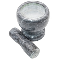 Mojar cu pistil marmura, diametru exterior 10 cm