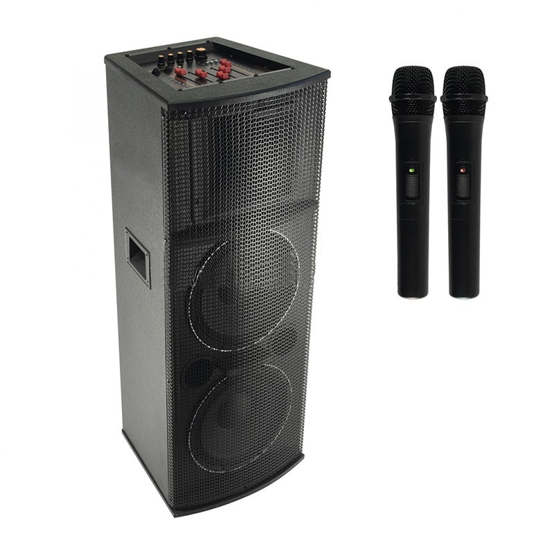 Boxa multimedia, karaoke, BT, FM, MP3, egalizator 5 benzi, neagra