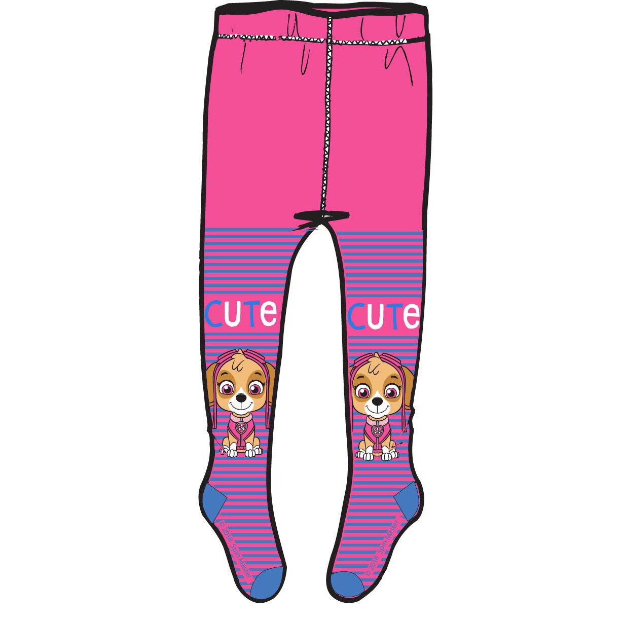 Ciorapi cu chilot, roz inchis, Skye, 110-116