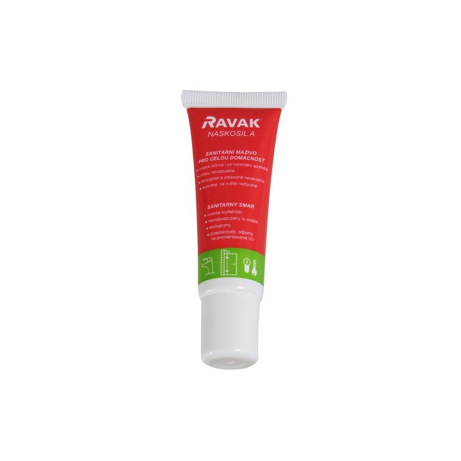 Lubrifiant pe baza de teflon, Ravak, 310 ml, incolor si rezistent la apa