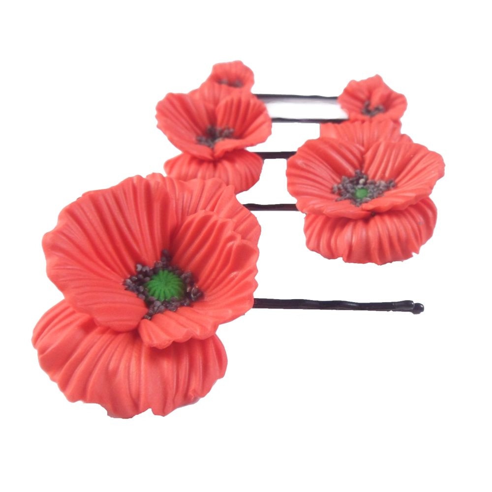 Set 5 agrafe par mac, agrafe metalice, lucrate manual marca Tracolla