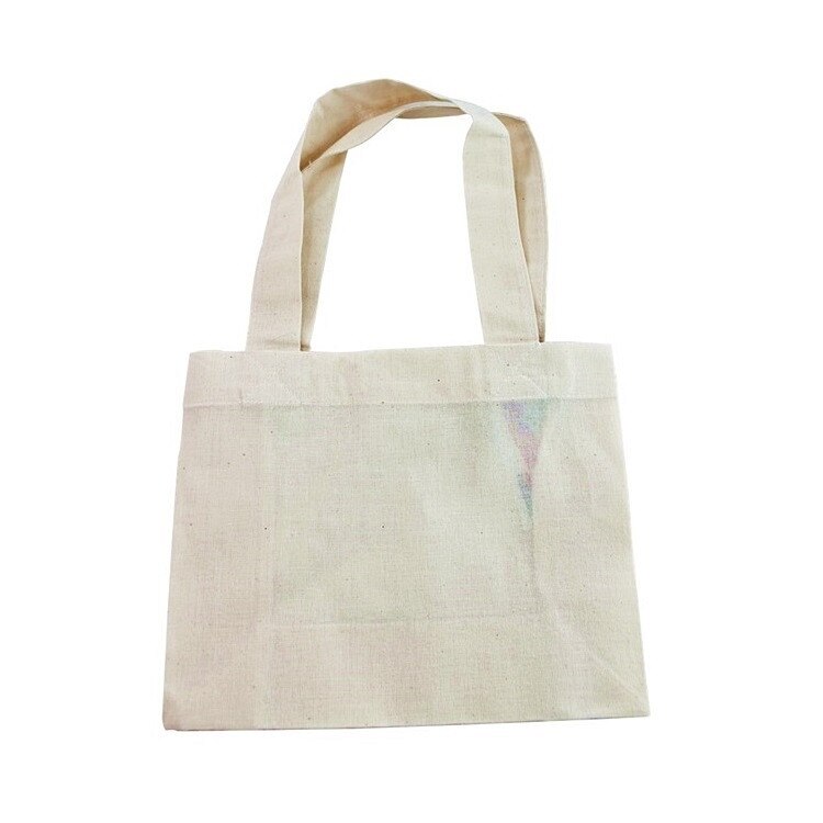 Sacosa lata din bumbac pentru cumparaturi 23.5 x 9 x 19 cm
