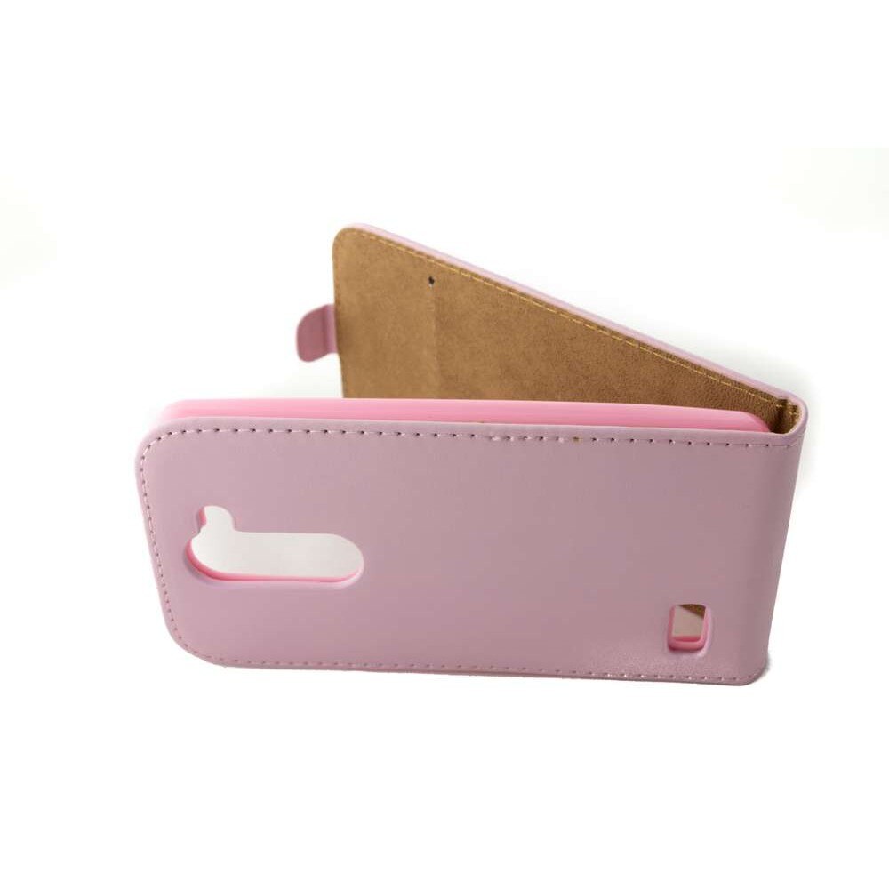Husa LG L Bello in Piele ECO FLEXI SLIM roz