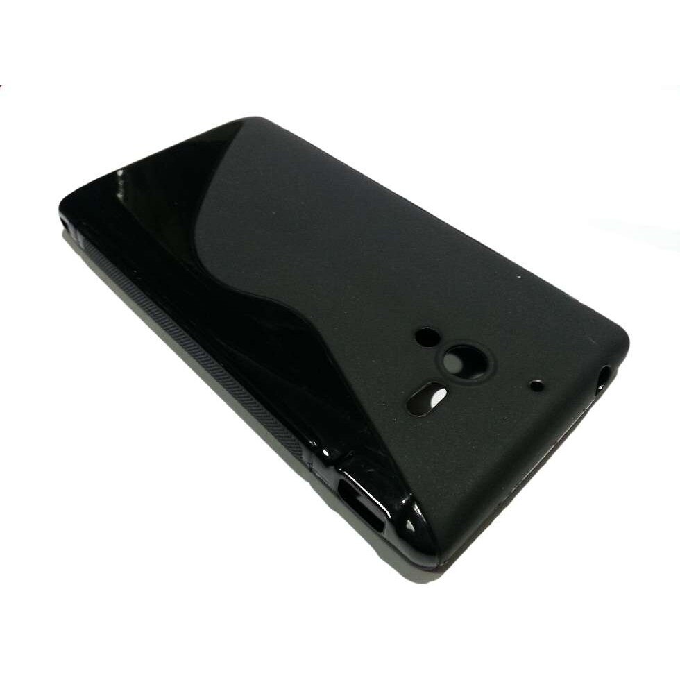 Husa Sony Ericsson Xperia ZL, S Line, silicon neagru