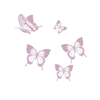 Sticker decorativ Fluturi Violet Deschis - 79x74 cm - BeeStick Sticker decorativ Fluturi Violet Deschis - 79x74 cm - BeeStick