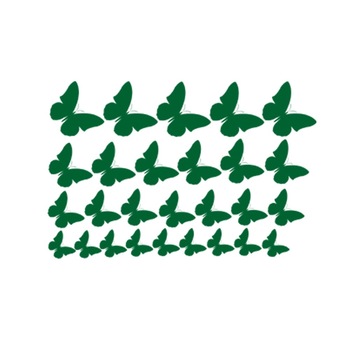 Sticker decorativ Multi Fluturi Verde Inchis - 120x79 cm - BeeStick Sticker decorativ Multi Fluturi Verde Inchis - 120x79 cm - BeeStick