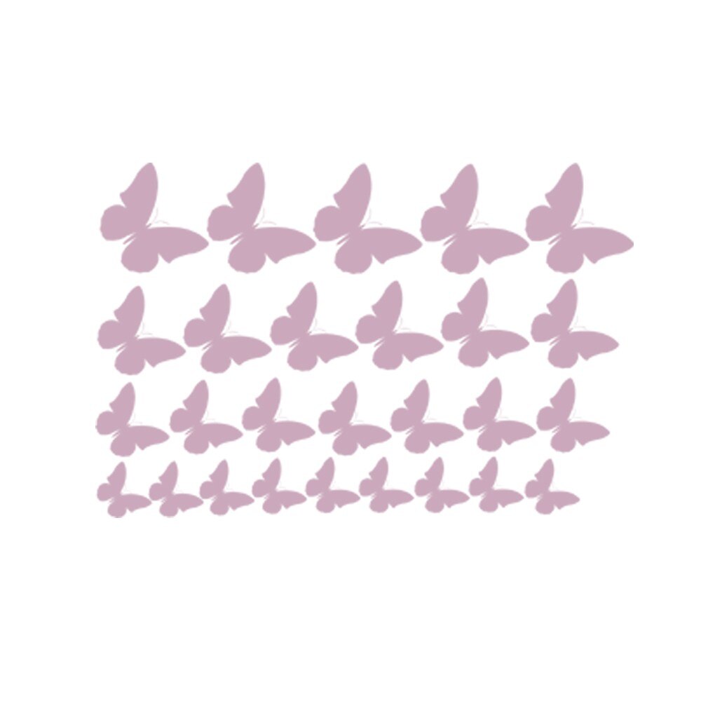 Sticker decorativ Multi Fluturi Violet Deschis - 80x52 cm - BeeStick