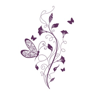 Sticker decorativ Fluturi neastamparati Violet Inchis - 77x120 cm - BeeStick Sticker decorativ Fluturi neastamparati Violet Inchis - 77x120 cm - BeeStick