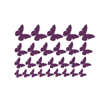Sticker decorativ Multi Fluturi Violet Inchis - 100x65 cm - BeeStick Sticker decorativ Multi Fluturi Violet Inchis - 100x65 cm - BeeStick