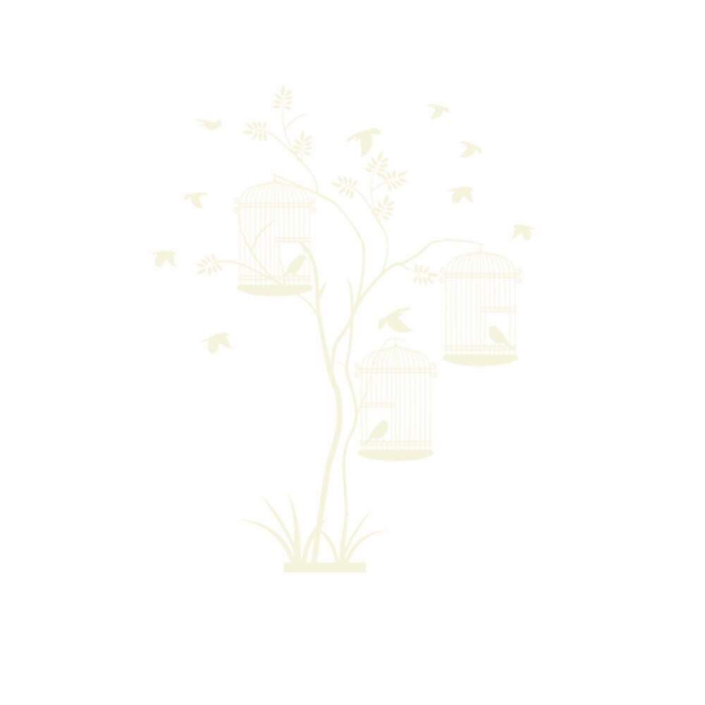 Sticker decorativ Libertate Galben Discret - 94x119 cm - BeeStick