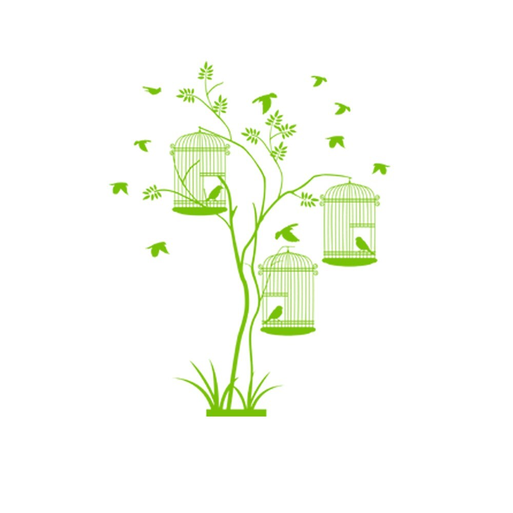 Sticker decorativ Libertate Yellow Green - 119x150 cm - BeeStick