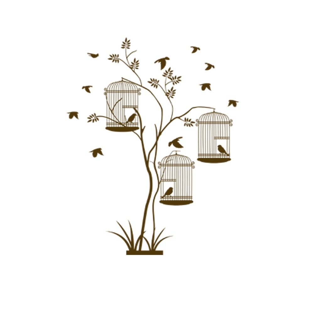 Sticker decorativ Libertate Maro Inchis - 79x100 cm - BeeStick