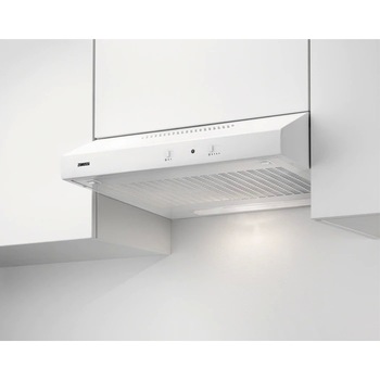 Hota traditionala Zanussi ZHT631W, putere de absorbtie 220 mc/h, 1 motor, 60 cm, Alb Hota traditionala Zanussi ZHT631W, putere de absorbtie 220 mc/h, 1 motor, 60 cm, Alb