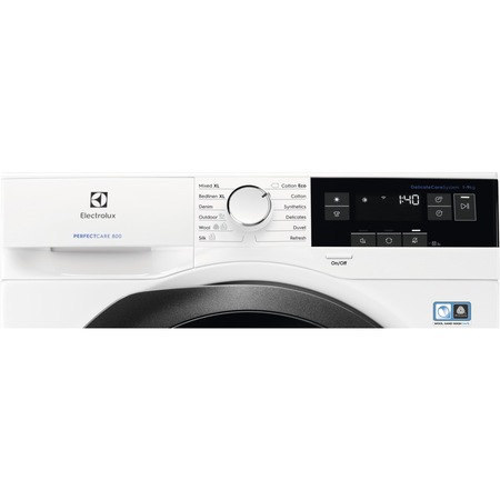 Uscator de rufe Electrolux EW8H359S, PerfectCare800, pompa de caldura, 9 kg, Clasa A++, Display LCD, Alb