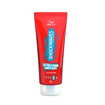 Gel de par Wella Shockwaves Ultra Strong Power Hold pentru fixare foarte puternica, 200 ml Gel de par Wella Shockwaves Ultra Strong Power Hold pentru fixare foarte puternica, 200 ml