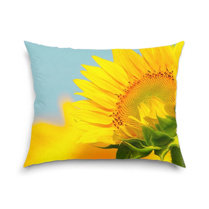 Perna decorativa Pui de floarea soarelui 40 x 60 cm