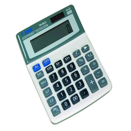 Calculator de birou Tornado 2000, 12 digiti, Gri