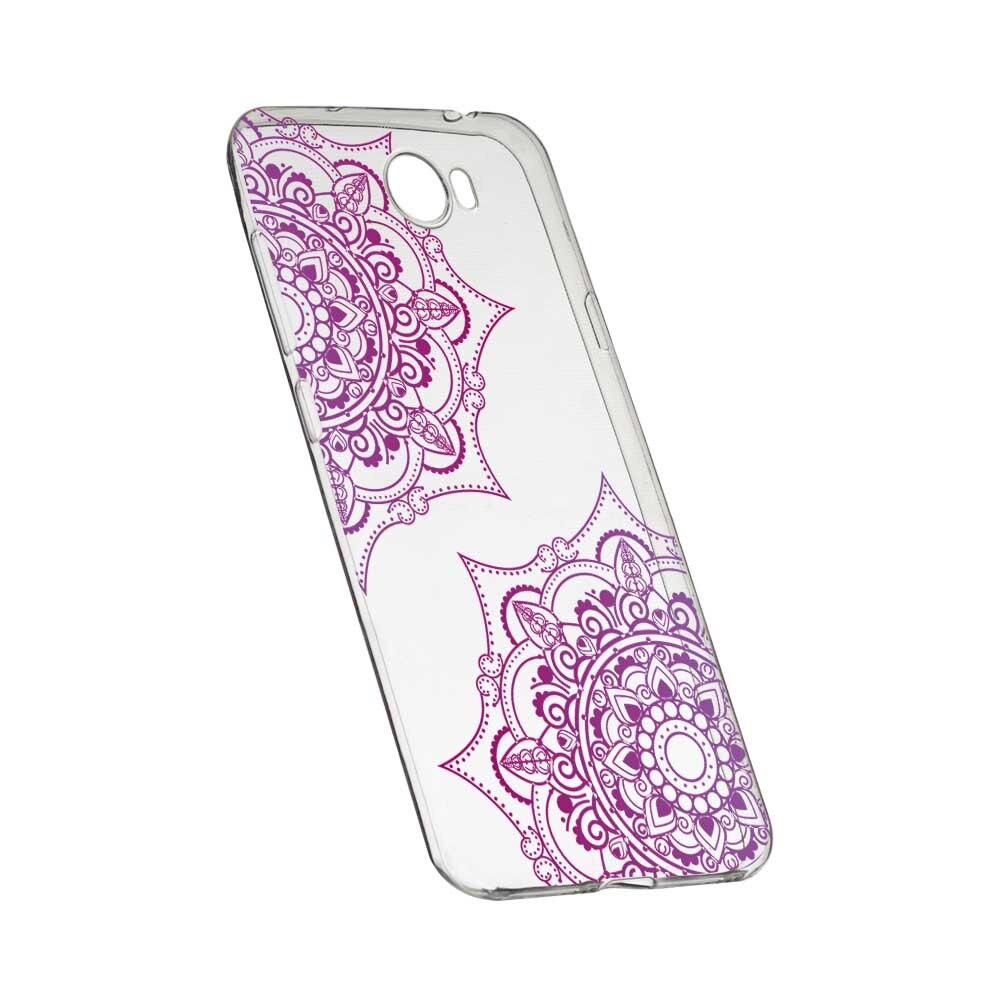 Husa Silicon, Transparent, Slim, Lace, 118, Huawei Y7 / Enjoy 7 Plus / Nova Lite Plus 2017