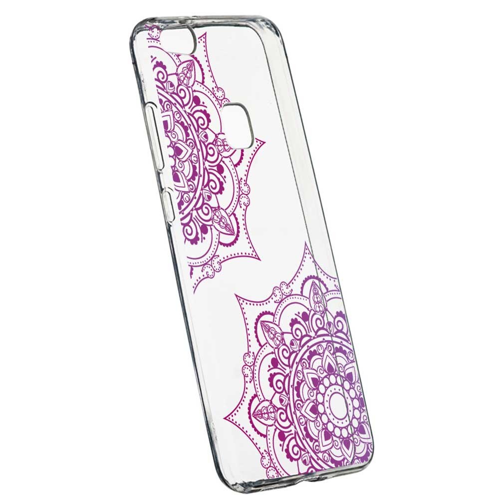 Husa Silicon, Transparent, Slim, Lace, 118, Huawei P10 LITE