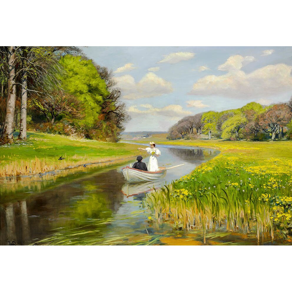 Puzzle D-Toys Hans Andersen Brendekilde - Spring - 1000 piese