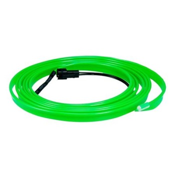 Fir cu neon verde fluorescent Leo Auto 1 metru 12V Fir cu neon verde fluorescent Leo Auto 1 metru 12V