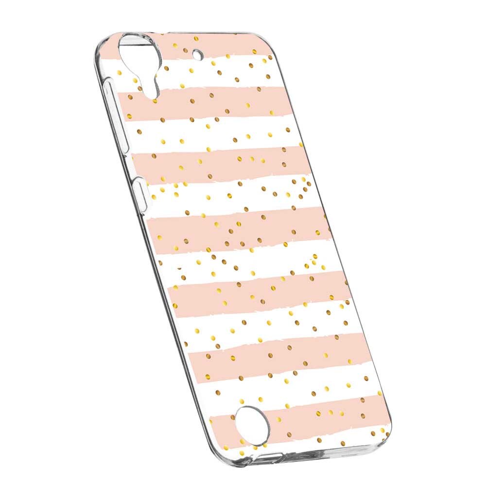 Husa Silicon, Transparent, Slim, Happy, 119, HTC Desire 825