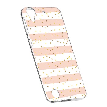 Husa Silicon, Transparent, Slim, Happy, 119, HTC Desire 825 Husa Silicon, Transparent, Slim, Happy, 119, HTC Desire 825