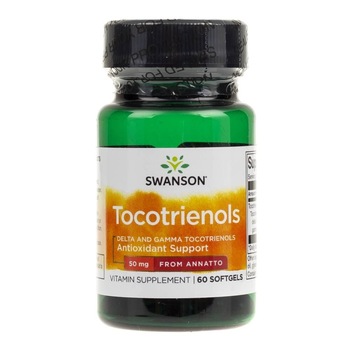 Supliment alimentar Swanson Tocotrienol DeltaGold®, 50 mg, 60 capsule Supliment alimentar Swanson Tocotrienol DeltaGold®, 50 mg, 60 capsule