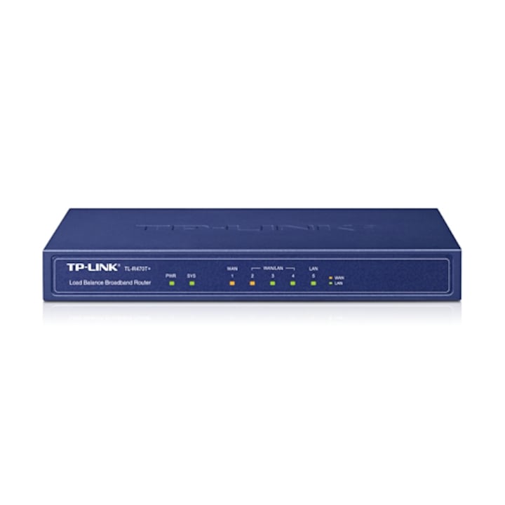 TP-Link TL-R470T+ router, Multi WAN, Load Balance, Kék