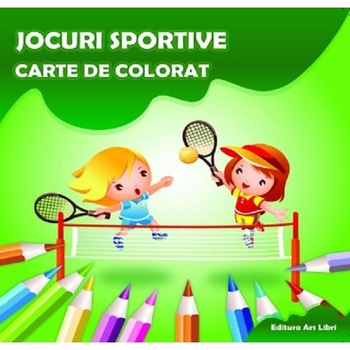 Jocuri sportive - Carte de colorat Jocuri sportive - Carte de colorat