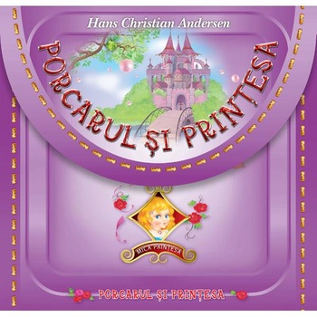 Porcarul si printesa - Pe carton cu posetuta Porcarul si printesa - Pe carton cu posetuta